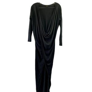 Audrey Women's Black Twist Low Front Top